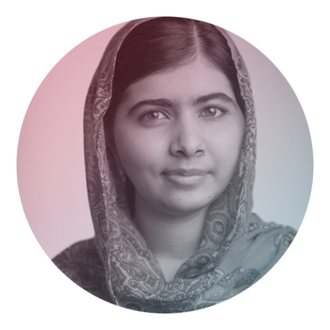 NOVL - Headshot photo of Malala Yousafzai